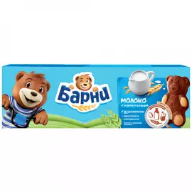 Пирожное Барни бисквитное с молочной начинкой 150 г