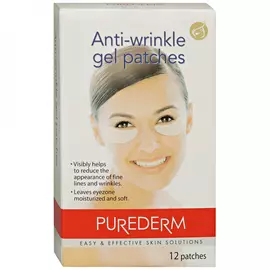 Подушечки для глаз Purederm гелевые против морщин 12 штук