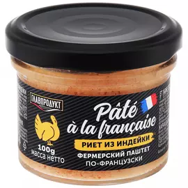 Риет Главпродукт из индейки 100 г