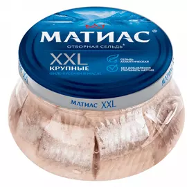 Сельдь филе-кусочки Матиас Оригинальное деликатесное 260 г