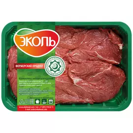 Шейка говядины Эколь охлажденная в лотке 400 г