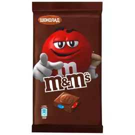Шоколад M&amp;M's молочный с разноцветным драже 125 г