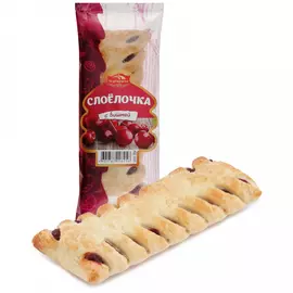 Слоелочка Черемушки с вишневой начинкой 70 г