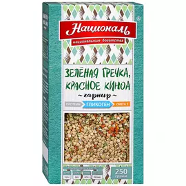 Смесь для гарнира Националь зеленая гречка красное киноа гликоген 250 г