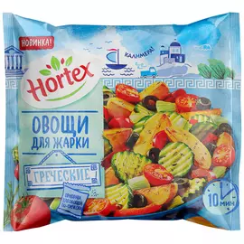 Смесь овощная Hortex Греческие овощи для жарки замороженная 400 г