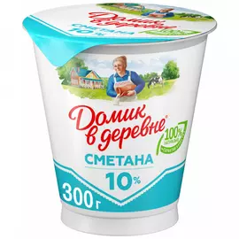 Сметана Домик в деревне 10% 300 г