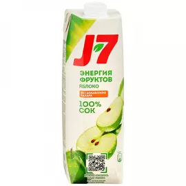 Сок J7 Яблоко восстановленный осветленное 0.97 л