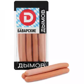 Сосиски Дымов Баварские 600 г