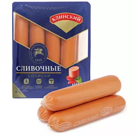 Сосиски Клинский МК Сливочные 470 г