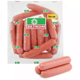 Сосиски Велком Молочные 0.8-1.1 кг