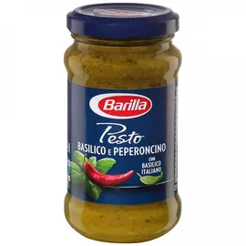 Соус Barilla Песто Пеперончино с базиликом и перцем чили 195 г