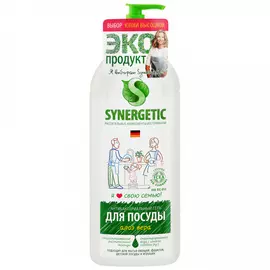 Средство для мытья посуды и детских игрушек Synergetic Алоэ вера гель 1 л