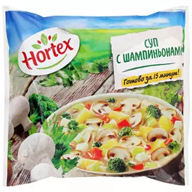 Суп Hortex с шампиньонами замороженный 400 г
