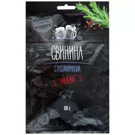 Свинина сушеная Лента с розмарином 30 г