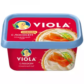 Сыр плавленый Viola с лососем 35% 400 г