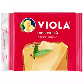 Сыр плавленый Viola сливочный нарезка 45% 140 г
