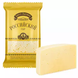 Сыр полутвердый Брест-Литовск Российский 50% 200 г