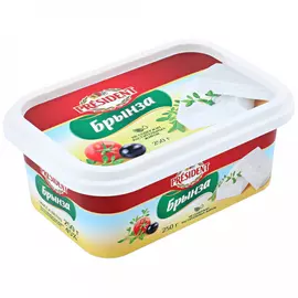 Сыр рассольный President Брынза 45% 250 г