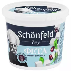 Сыр рассольный Schonfeld Фета 45% 350 г