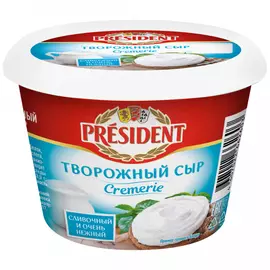 Сыр творожный President Cremerie сливочный 56% 140 г