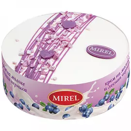 Торт Черничное молоко замороженный Mirel 750 г