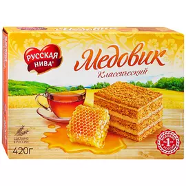 Торт Медовик классический Русская нива 420 г