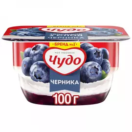 Творожок Чудо взбитый с черникой 4.2% 100 г