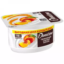 Творожок Даниссимо со спелым персиком 5.6 % 110 г