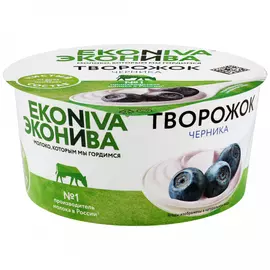 Творожок ЭкоНива с черникой 5% 125 г