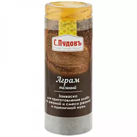 Улучшитель С.Пудовъ Аграм темный для ржаных и ржано-пшеничных изделий 60 г