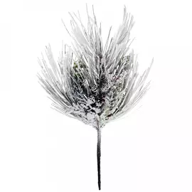 Ветка хвойная Holiday Classics Король-остролист заснеженная 46 см