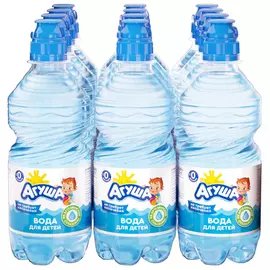 Вода детская Агуша питьевая негазированная с 0 месяцев 330 мл 12 штук