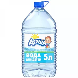 Вода детская Агуша питьевая негазированная с 0 месяцев 5 л
