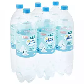 Вода детская ФрутоНяня питьевая негазированная с 0 месяцев 1.5 л 6 штук