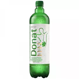 Вода питьевая минеральная лечебная Donat Mg природная газированная 1 л
