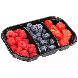 Ягодный мини микс (голубика малина клубника) 150 г