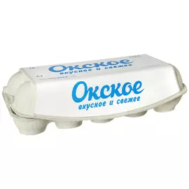 Яйцо куриное Окское С1 белое столовое 10 штук