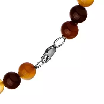 Бусы из агата форма "Малый шар"