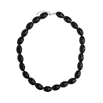 Бусы из агата форма "Овал"