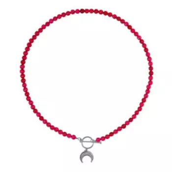 Бусы из агата "Лунница"