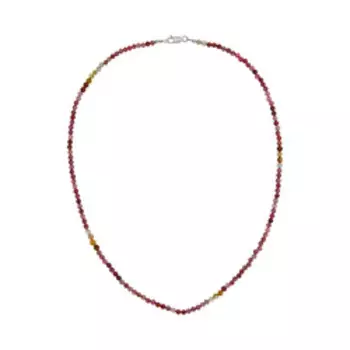 Бусы из цветного сапфира