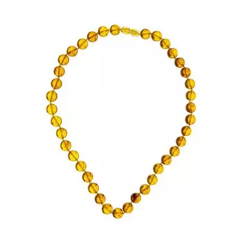 Бусы из янтаря форма "Малый шар"