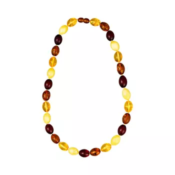 Бусы из янтаря форма "Овал"