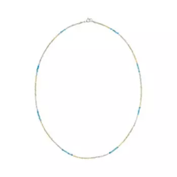 Бусы из разноцветного апатита