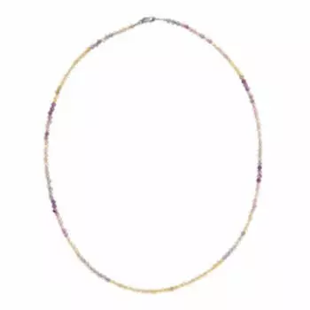 Бусы из разноцветного флюорита