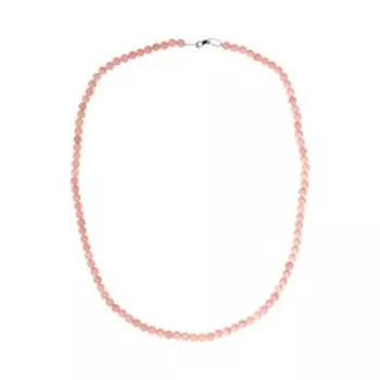 Бусы из розового коралла