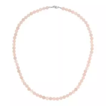 Бусы из розового кварца