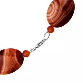 Бусы из сердолика