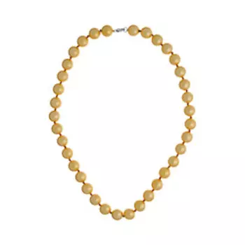 Бусы из золотистого жемчуга