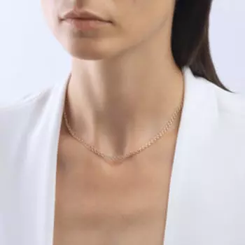 Цепь из золота, плетение Бисмарк, 585 проба